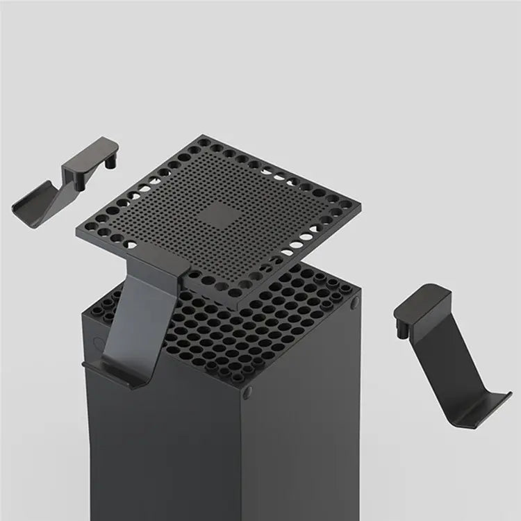 Cargue la imagen en el visor de la galería, Xbox Series X Host Multifunction Heat Dissipation Dust Cover Game Controller Hanger Headphone Holder Bracket - Polar Tech Australia
