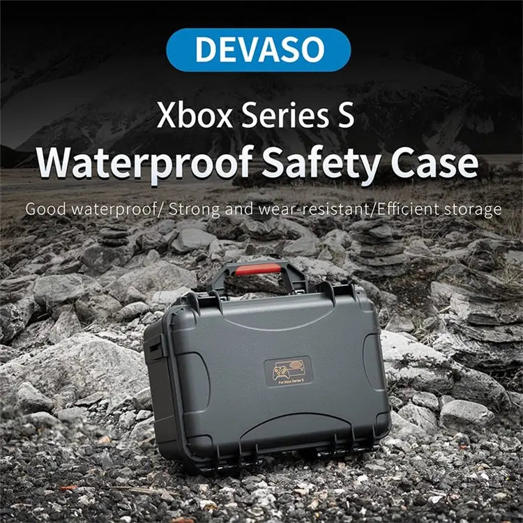 Cargue la imagen en el visor de la galería, Xbox Series S Portable Heavy Duty Anti-Shock Storage Box Waterproof Carrying Box Suitcase - Polar Tech Australia
