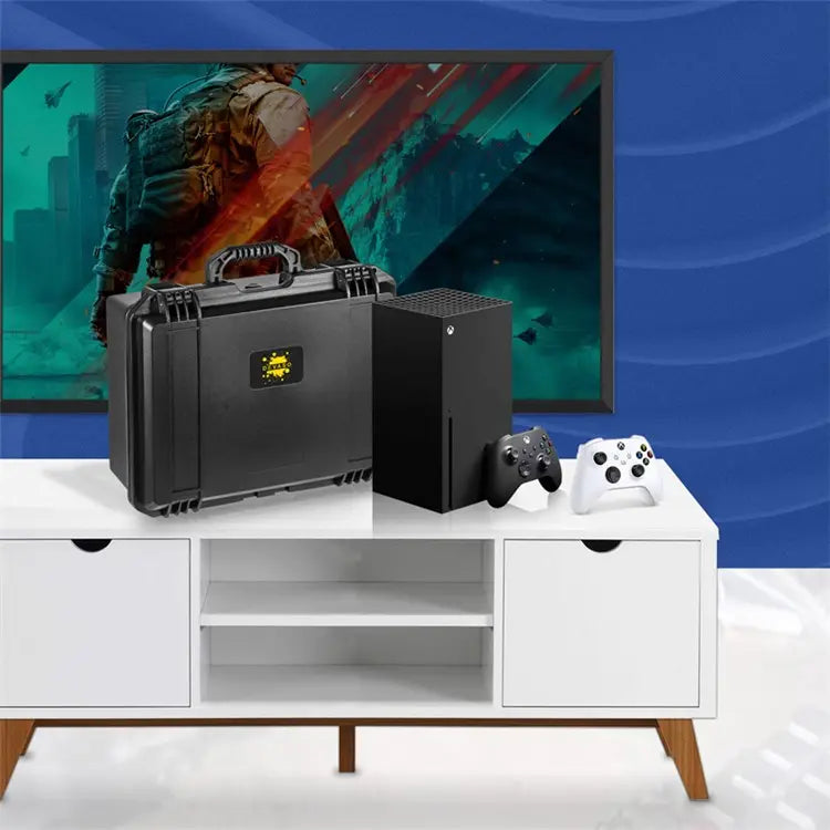 Cargue la imagen en el visor de la galería, Xbox Series X Portable PP Storage Box Waterproof Anti-shock Game Console Carrying Case - Game Gear Hub
