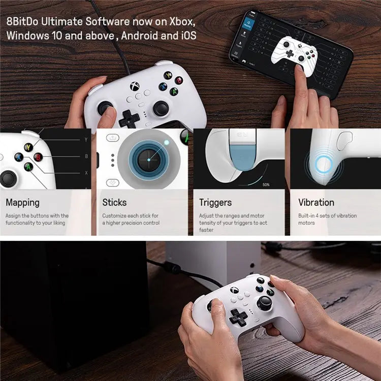 Load image into Gallery viewer, Xbox One/Series X/Series S / Windows 10/11 Wired Game Controller Joystick Vibration Gamepad - Polar Tech Australia
