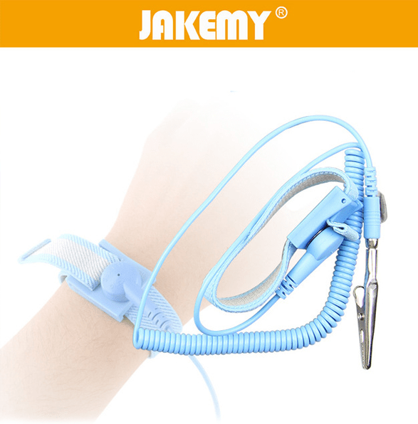 Cargue la imagen en el visor de la galería, [JM-E01] Jakemy Antistatic Conductive Elastic ESD Wrist Strap for Phone Electronics Repair tools - Polar Tech Australia
