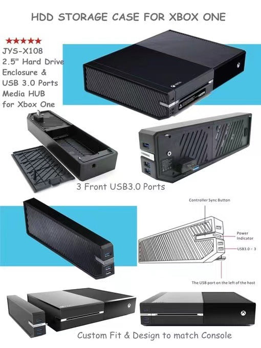 Cargue la imagen en el visor de la galería, Xbox One Extension Hub With Hard Drive Hard Disk Expansion &amp; USB 3.0 Ports - Polar Tech Australia
