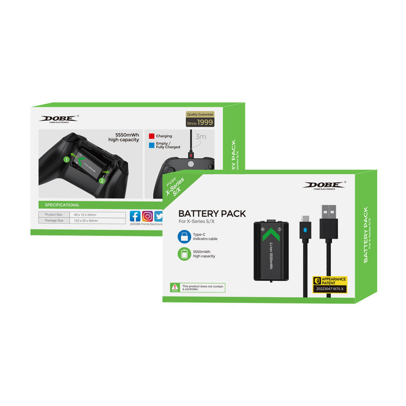 Load image into Gallery viewer, XBox One &amp; Xbox Series S &amp; Series X Wireless Controller Battery Backup Pack &amp; Fast Charger - Game Gear Hub

