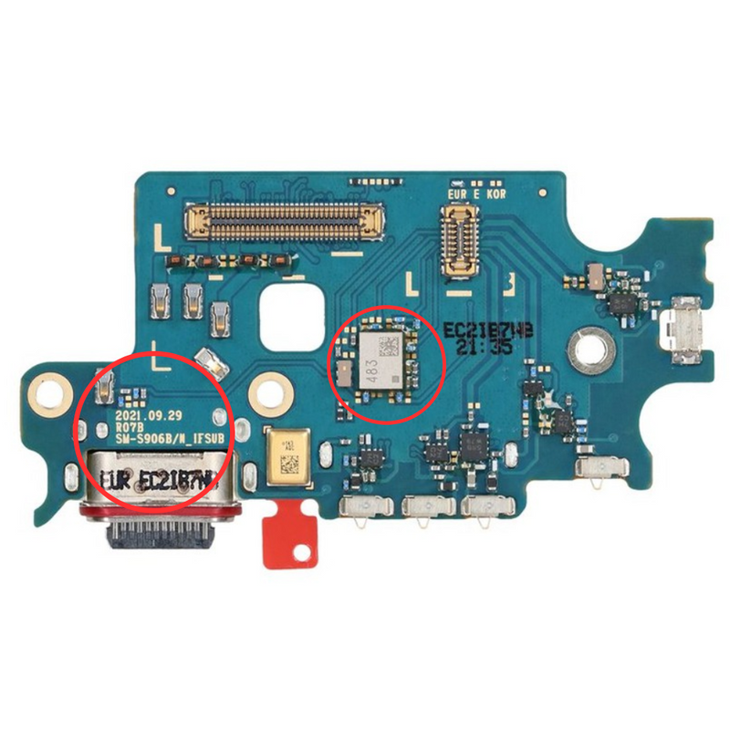 Load image into Gallery viewer, Samsung Galaxy S22 Plus 5G (SM-S906) Charging Port &amp; Sim Reader &amp; Mic Sub Board - Polar Tech Australia
