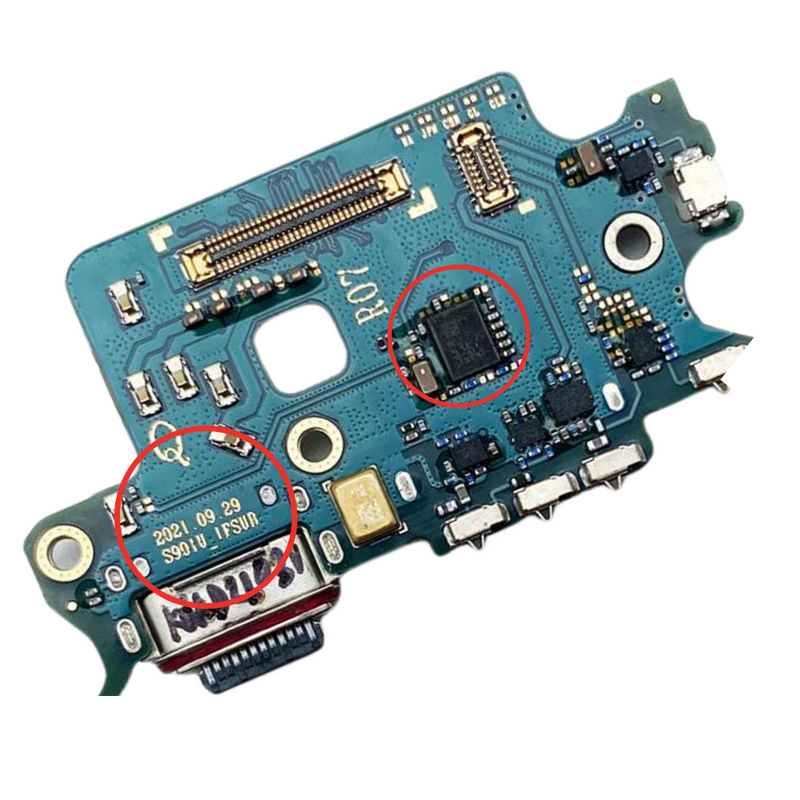 Cargue la imagen en el visor de la galería, Samsung Galaxy S22 5G (SM-S901) Charging Port &amp; Sim Reader &amp; Mic Sub Board - Polar Tech Australia
