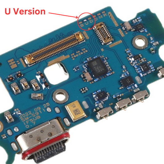 Samsung Galaxy S23 5G (SM-S911) Charging Port & Sim Reader & Mic Sub Board - Polar Tech Australia