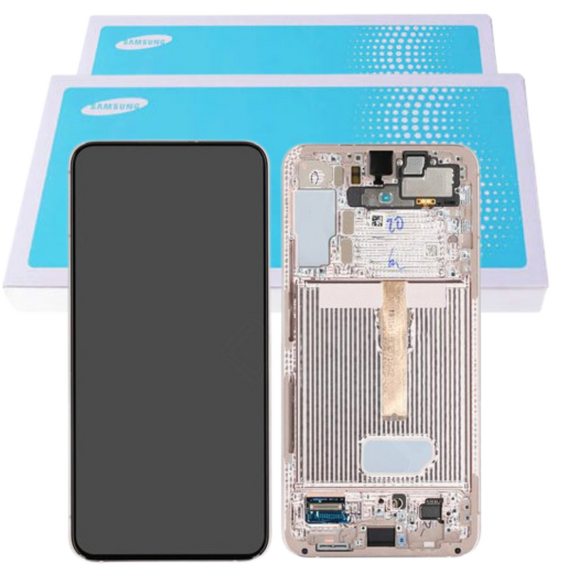 Load image into Gallery viewer, [Samsung Service Pack] Samsung Galaxy S23 (SM-S911) LCD Touch Digitizer Screen Assembly With Frame - Polar Tech Australia
