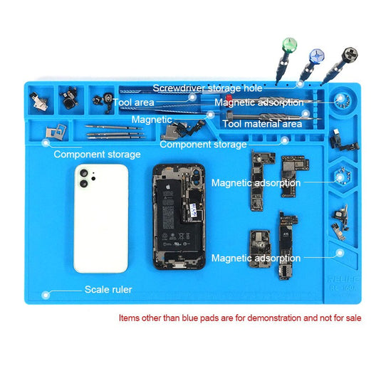 Repair Pad Insulation Heat-Resistant Soldering Station Silicon