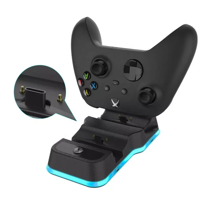 Cargue la imagen en el visor de la galería, Xbox Series X/S Dual Charging Station with Dual USB-C Ports &amp; LED Indicator - Polar Tech Australia
