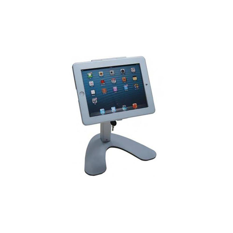 Cargue la imagen en el visor de la galería, Apple iPad POS Metal Lockable Holder Countertop Stand - Polar Tech Australia
