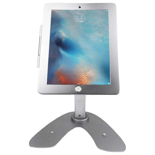 Apple iPad POS Metal Lockable Holder Countertop Stand - Polar Tech Australia