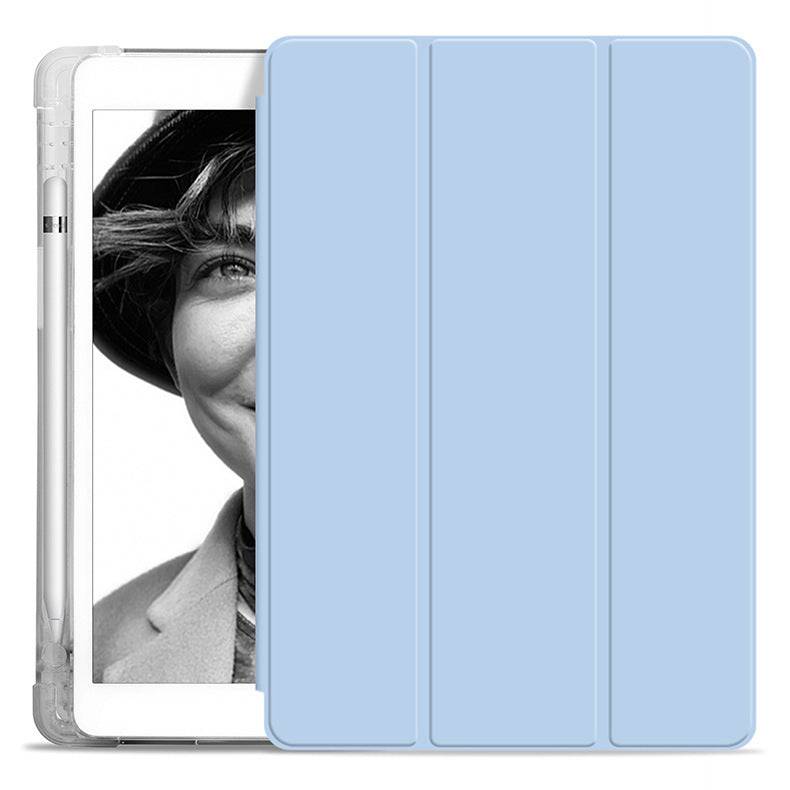 Load image into Gallery viewer, Apple iPad Pro 3/4/5/6 12.9&quot; &amp; iPad Air 13&quot; Smart Transparent Foldable Flip Case With Pen Holder Slot - Polar Tech Australia
