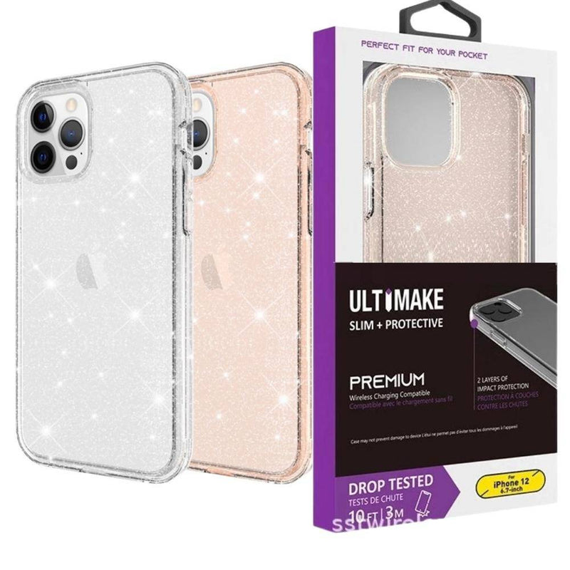 Load image into Gallery viewer, Apple iPhone 12/Mini/Pro/Max Ultimake Glitter Star Flash Clear Transparent Case - Polar Tech Australia
