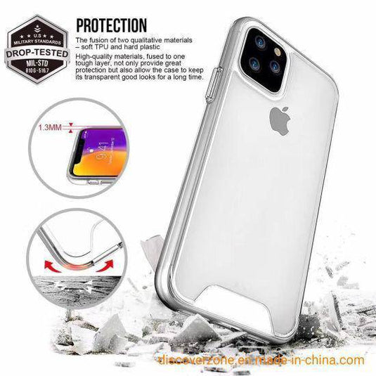 Apple iPhone 14/14 Plus/14 Pro/14 Pro Max SPACE Transparent Rugged Clear Shockproof Case Cover - Polar Tech Australia