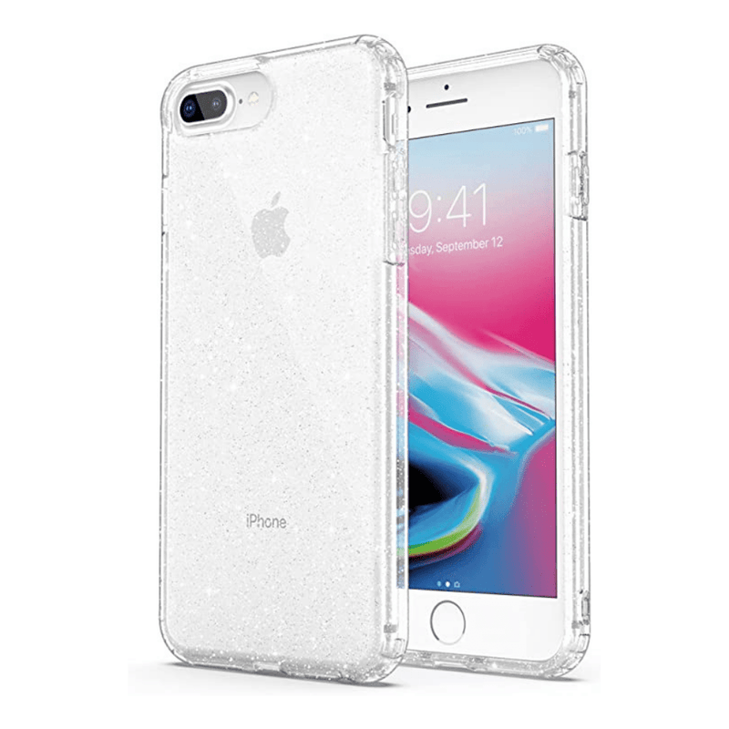 Cargue la imagen en el visor de la galería, Apple iPhone 6/6s/7/8/Plus/SE 2 Ultimake Glitter Star Flash Clear Transparent Case - Polar Tech Australia
