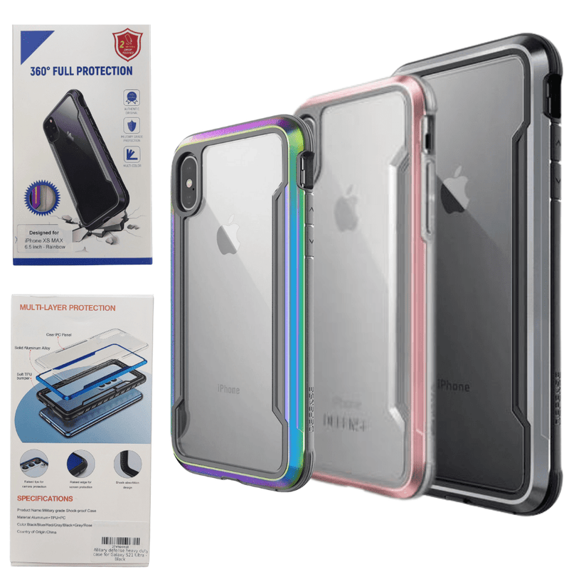 Chargez l&#39;image dans la visionneuse de la galerie, Apple iPhone X/Xs/XR/Max Military Defense Heavy Duty Drop Proof Case - Polar Tech Australia
