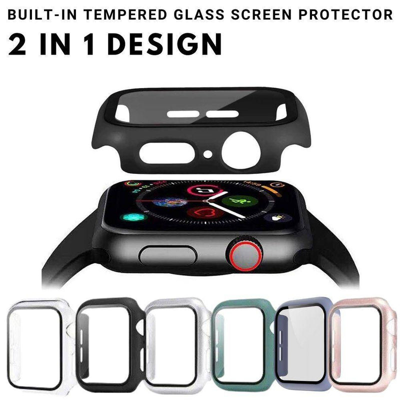 Cargue la imagen en el visor de la galería, Apple Watch Series 7 41mm/45mm Full Covered 2 in 1 Case &amp; Tempered Glass Protector - Polar Tech Australia

