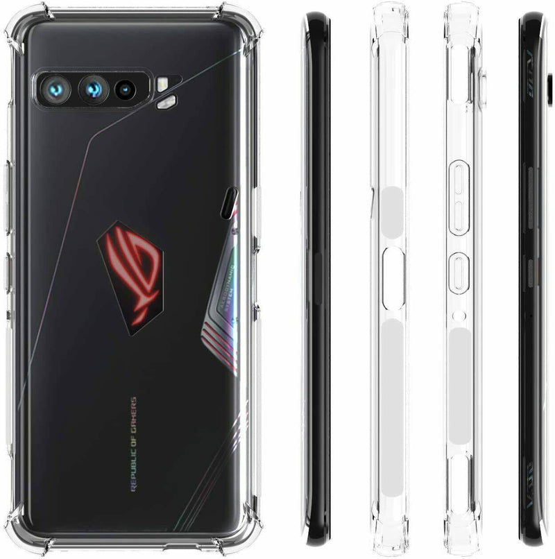 Cargue la imagen en el visor de la galería, ASUS Rog Phone 5 Clear Shock Absorbing Transparent Heavy Duty Protective Case - Polar Tech Australia
