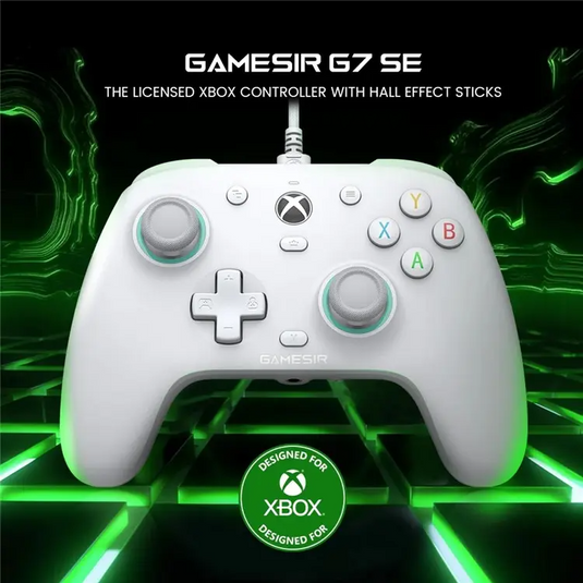 Xbox Series X / S, Xbox One X / S Game Console G7 SE Wired Controller Grip - Polar Tech Australia