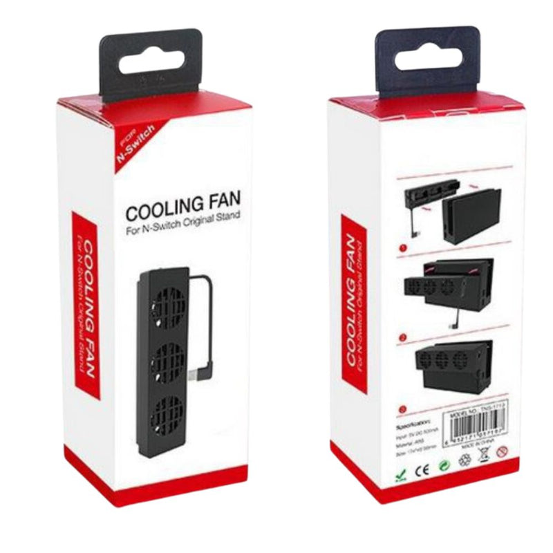 Load image into Gallery viewer, Nintendo Switch Game Console Holder 3-Fan USB Cooling Fan Cooler - Polar Tech Australia
