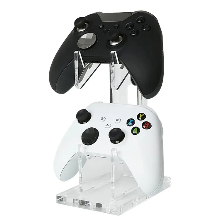 Chargez l&#39;image dans la visionneuse de la galerie, PS4 / Xbox One / Switch Game Controller Holder Desktop Gamepad Storage Holder - Transparent - Polar Tech Australia
