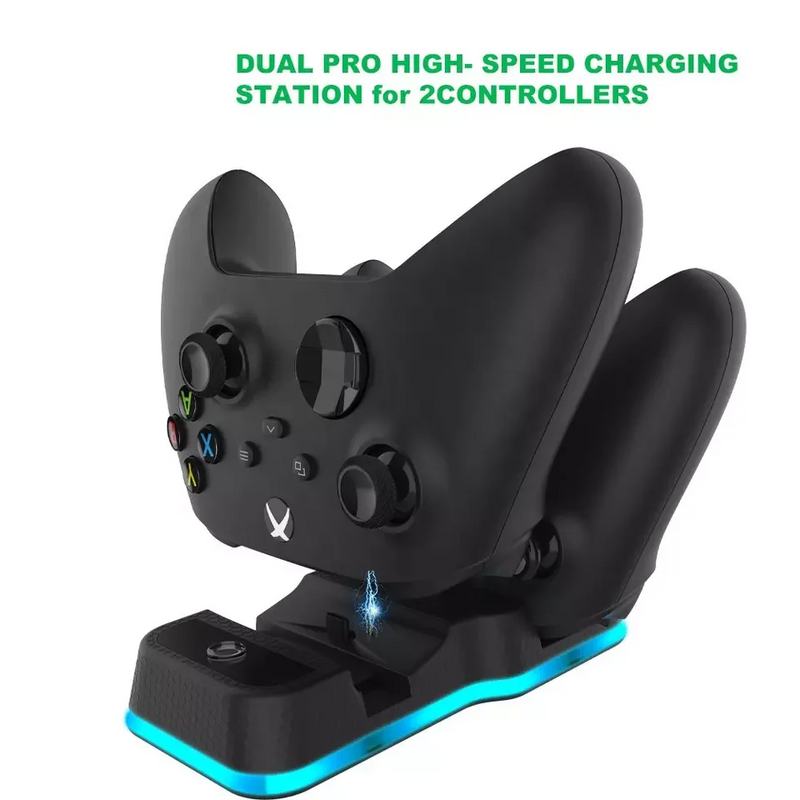 Cargue la imagen en el visor de la galería, Xbox Series X/S Dual Charging Station with Dual USB-C Ports &amp; LED Indicator - Polar Tech Australia
