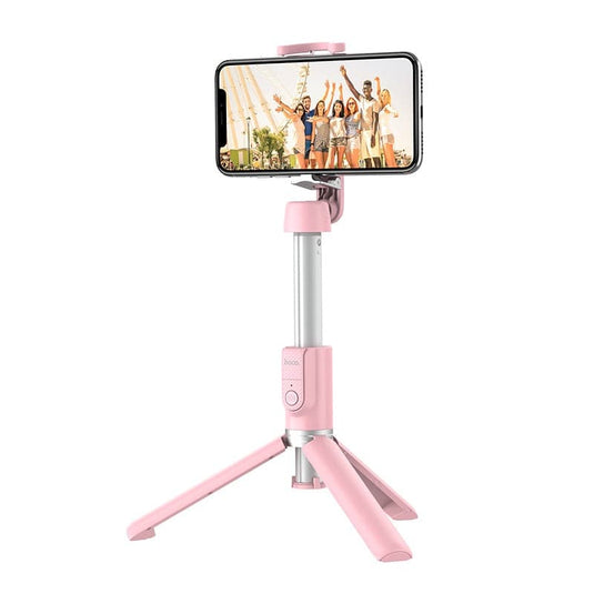 [K11] HOCO Aluminum Alloy Dual Usage Selfie Stick & Desktop Holder With Wireless Control - Polar Tech Australia