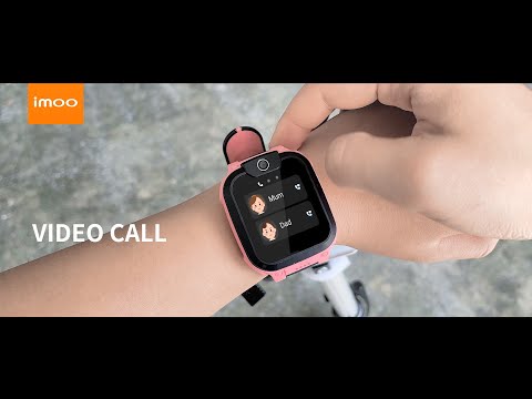 Load and play video in Gallery viewer, [Z1][4G Version][Red] IMOO Kid Samrt Watch Video and Call &amp; GPS Tracking &amp; Water Resistant

