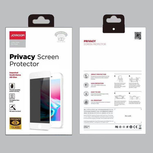 Joyroom Apple iPhone 12/Mini/Pro/Max Full Covered 9D Privacy Tempered Glass Screen Protector - Polar Tech Australia