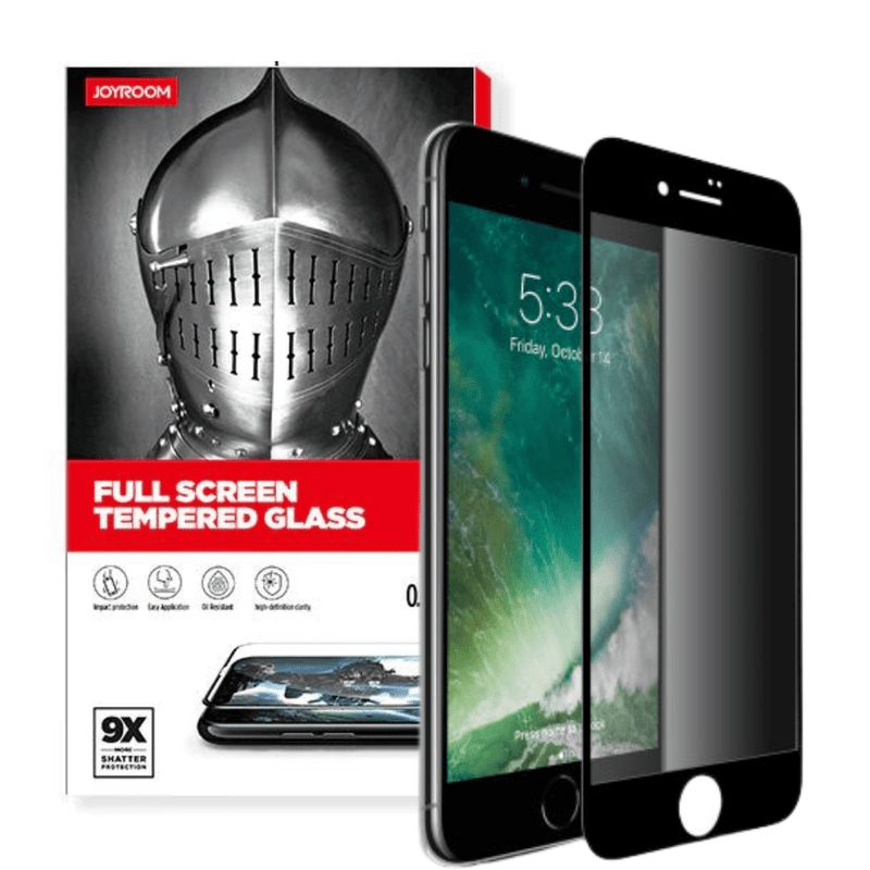 Cargue la imagen en el visor de la galería, [9D Full Covered][Privacy] Joyroom iPhone 7/8/Plus/SE Full Covered 9H Tempered Glass Screen Protector - Polar Tech Australia
