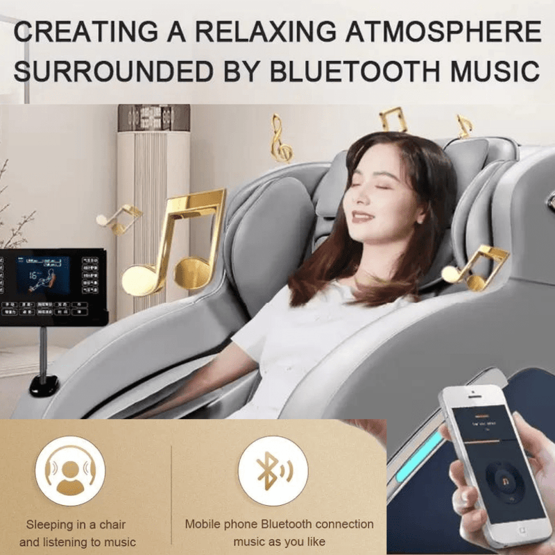 Cargue la imagen en el visor de la galería, [LCD Touch Screen][Bluetooth Speaker Version] Luxury iMassage 9D Full-body Multi-function Zero-Gravity Massage Chair - Polar Tech Australia
