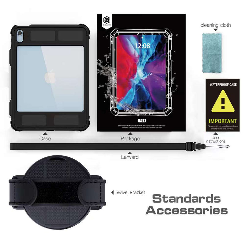 Cargue la imagen en el visor de la galería, Apple iPad 10th 2022 10.9&quot; Shellbox Waterproof Heavy Duty Lifeproof Style Case - Polar Tech Australia
