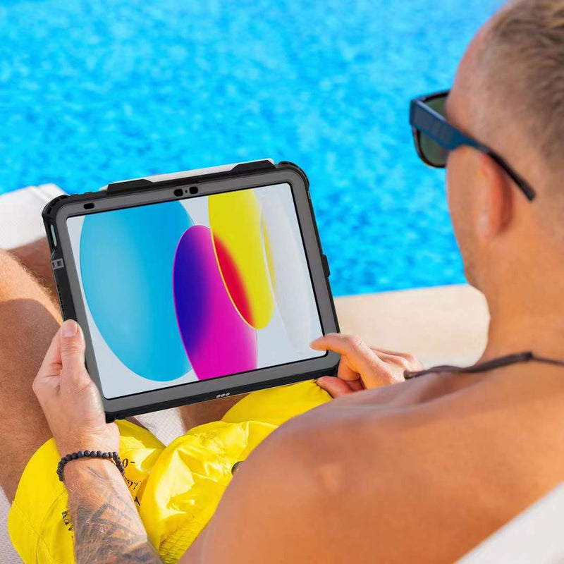Cargue la imagen en el visor de la galería, Apple iPad 10th 2022 10.9&quot; Shellbox Waterproof Heavy Duty Lifeproof Style Case - Polar Tech Australia
