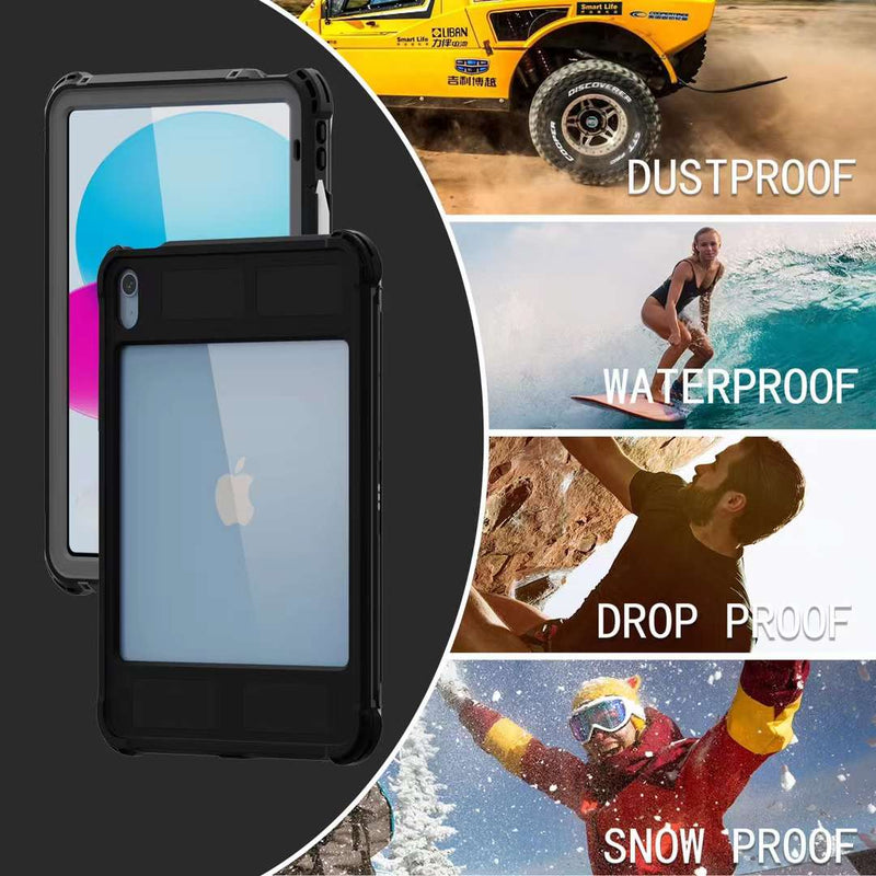 Cargue la imagen en el visor de la galería, Apple iPad 10th 2022 10.9&quot; Shellbox Waterproof Heavy Duty Lifeproof Style Case - Polar Tech Australia
