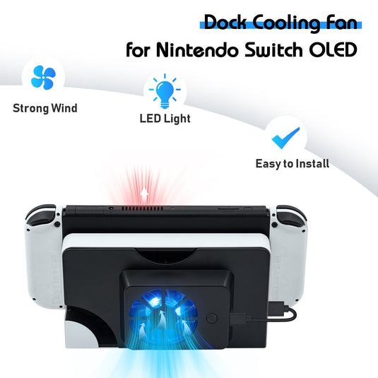 Nintendo Switch OLED Dock Cooling Fan - Polar Tech Australia