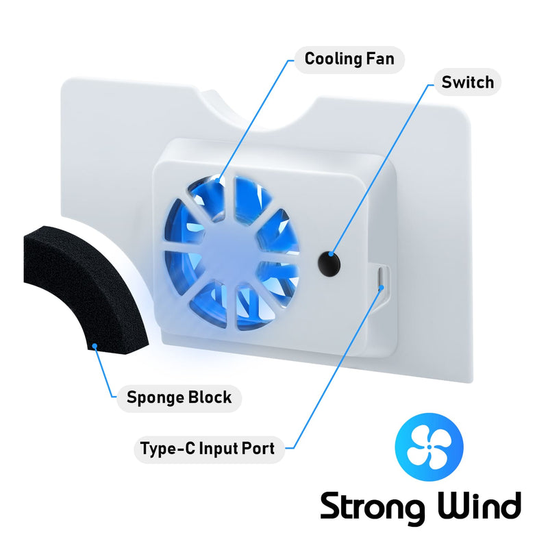 Cargue la imagen en el visor de la galería, Nintendo Switch OLED Dock Cooling Fan - Polar Tech Australia
