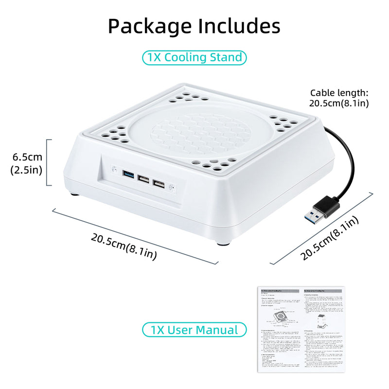 Load image into Gallery viewer, Xbox Series X Console Cooling Stand with LED Lighting &amp; Indicator - Polar Tech Australia
