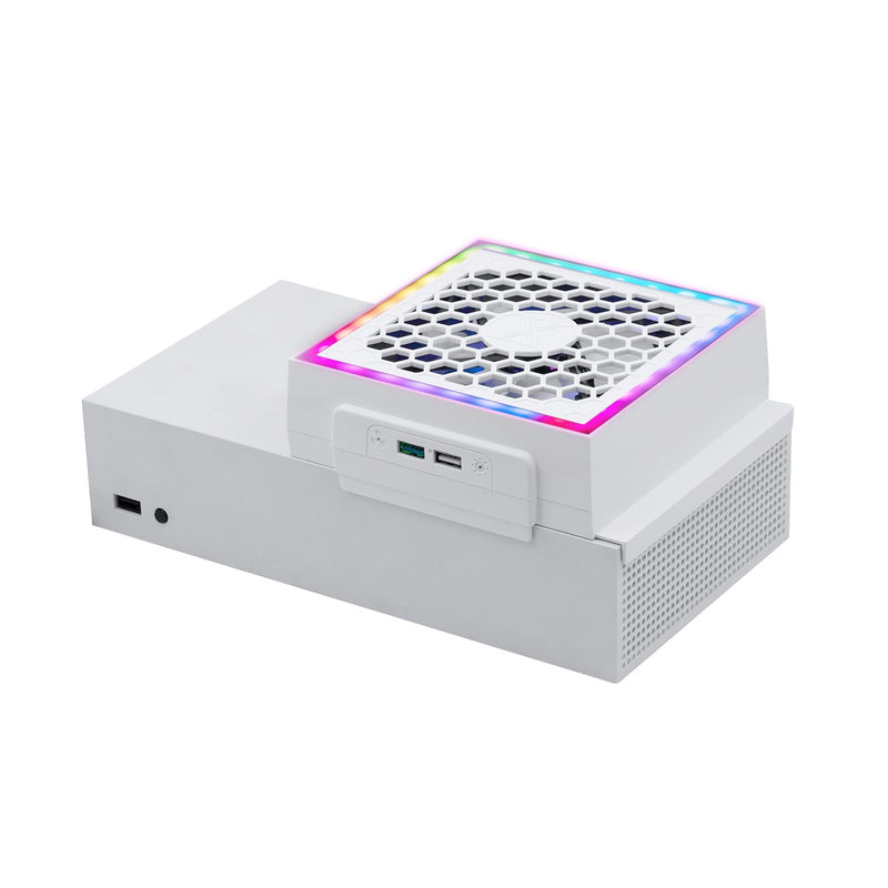 Load image into Gallery viewer, Xbox Series S USB Powered Cooling Fan Dock with RGB LED Light - Polar Tech Australia
