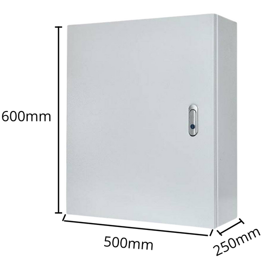 Electrical Enclosure CCTV/Alarm Security Equipment Lockable Safe Metal Box Wall Mount - Polar Tech Australia