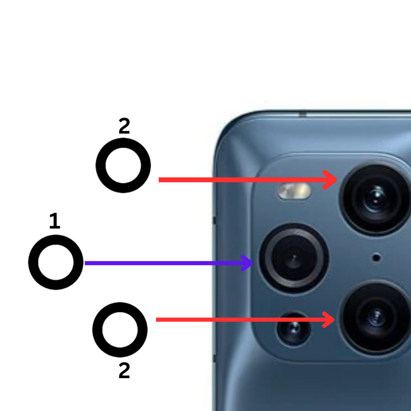 Chargez l&#39;image dans la visionneuse de la galerie, OPPO Find X3 Pro (CPH2173) - Back Rear Camera Glass Lens - Polar Tech Australia
