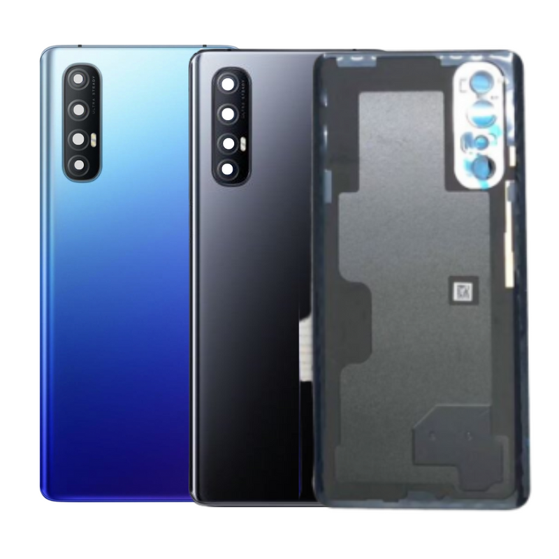 Cargue la imagen en el visor de la galería, [With Camera Lens] OPPO Find X2 Neo/ Reno 3 Pro Back Glass Back Rear Glass Panel Battery Cover (Built-in Adhesive) - Polar Tech Australia
