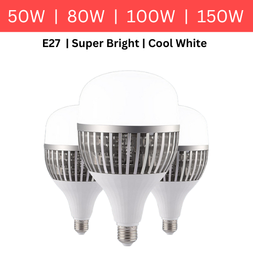 Chargez l&#39;image dans la visionneuse de la galerie, Super Bright Factory Industry 50W 80W 100W 150W LED Bulbs Light Lamp E27 Head - Polar Tech Australia
