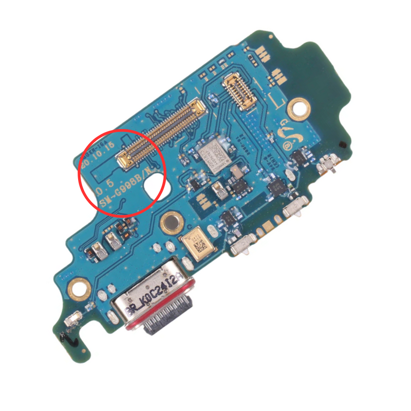 Cargue la imagen en el visor de la galería, Samsung Galaxy S21 Ultra 5G (G998) Charging Port / Sim Reader / Mic Sub Board - Polar Tech Australia
