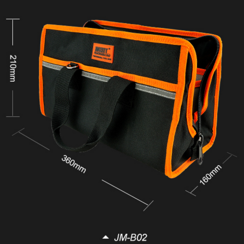 Cargue la imagen en el visor de la galería, [JM-B02] Jakemy Durable Hardware Tool Storing Oxford Fabric Tool Bag with Sturdy Zipper - Polar Tech Australia
