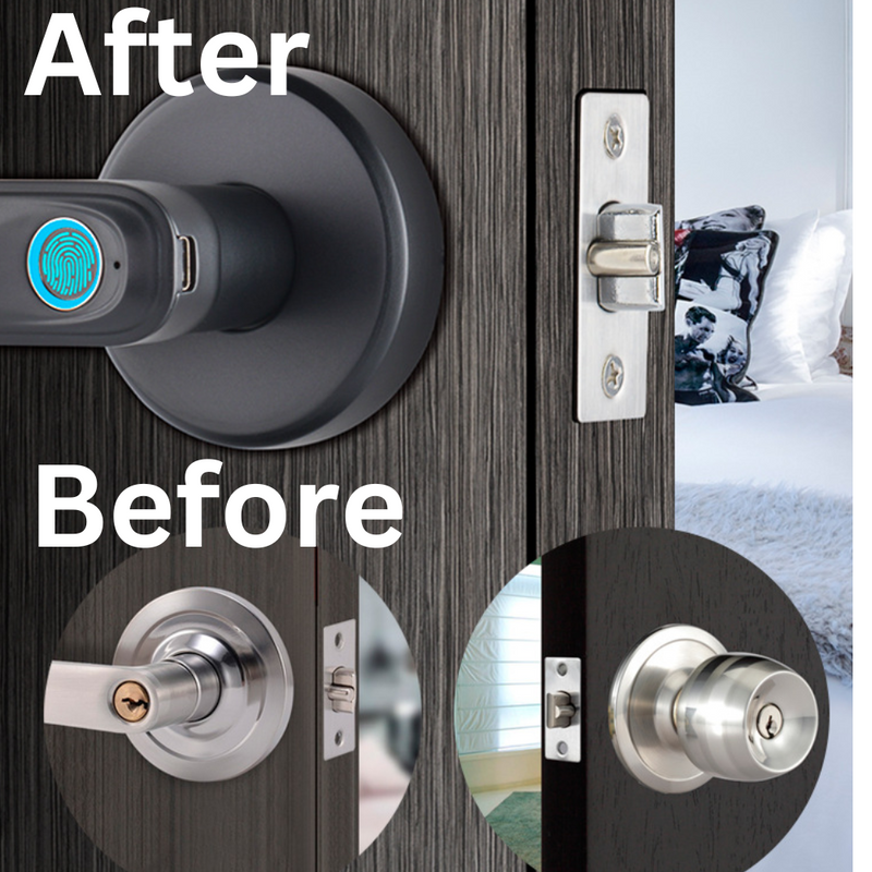 Cargue la imagen en el visor de la galería, [TUYA Smart Home] Tuya Wireless Fingerprint Smart Door Lock - Polar Tech Australia
