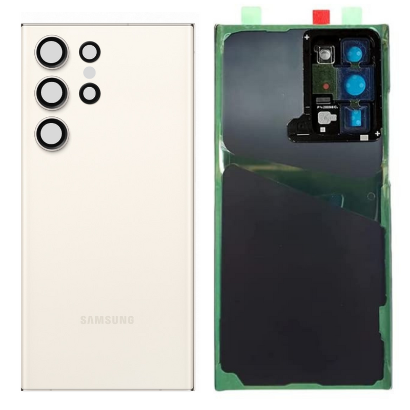 Cargue la imagen en el visor de la galería, [With Camera Lens] Samsung Galaxy S23 Ultra (SM-S918) Back Glass Battery Cover (Built-in Adhesive) - Polar Tech Australia
