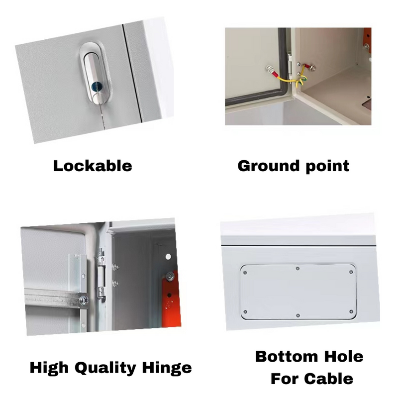 Chargez l&#39;image dans la visionneuse de la galerie, Electrical Enclosure CCTV/Alarm Security Equipment Lockable Safe Metal Box Wall Mount - Polar Tech Australia
