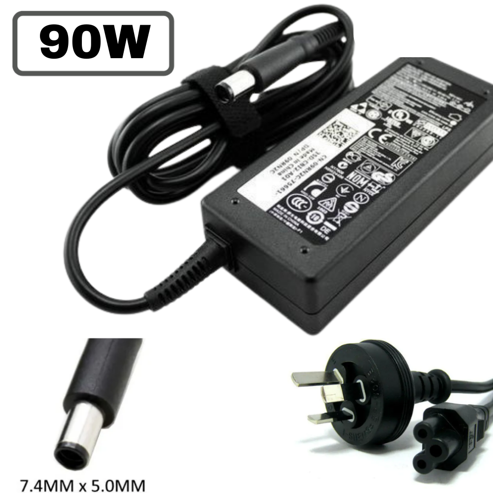 [90W/19.5V-4.62A][7.4*5.0] Dell Latitude Laptop Barrel AC Power Adapter ...