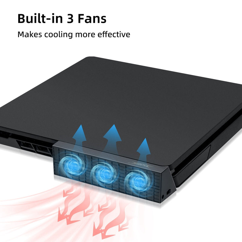 Load image into Gallery viewer, PS4 Slim Gaming Console Intelligent Cooling Fan - Polar Tech Australia
