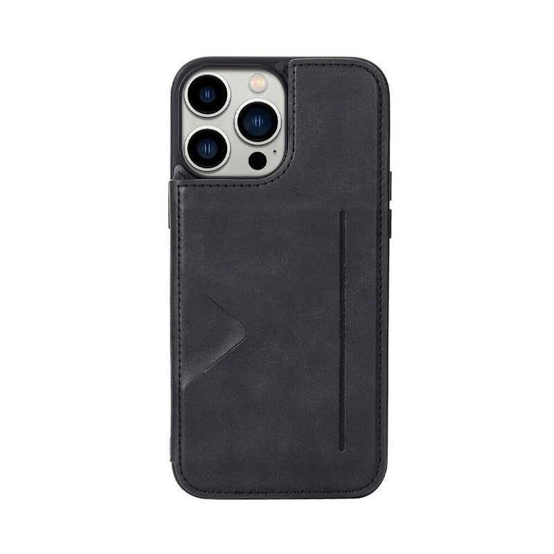 Chargez l&#39;image dans la visionneuse de la galerie, [Built-in Card Slot] Apple iPhone 14/14 Plus/14 Pro/14 Pro Max Hanman Mika Magnetic Back Leather Case - Polar Tech Australia
